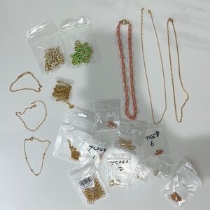 Jewelry making supplies charms, necklaces, bracelets, clasps